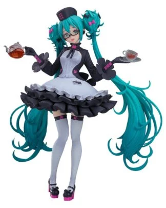 Character Vocal Series 01: Hatsune Miku Pop Up Parade Hatsune Miku: Glasses x Café Ver. 18 cm