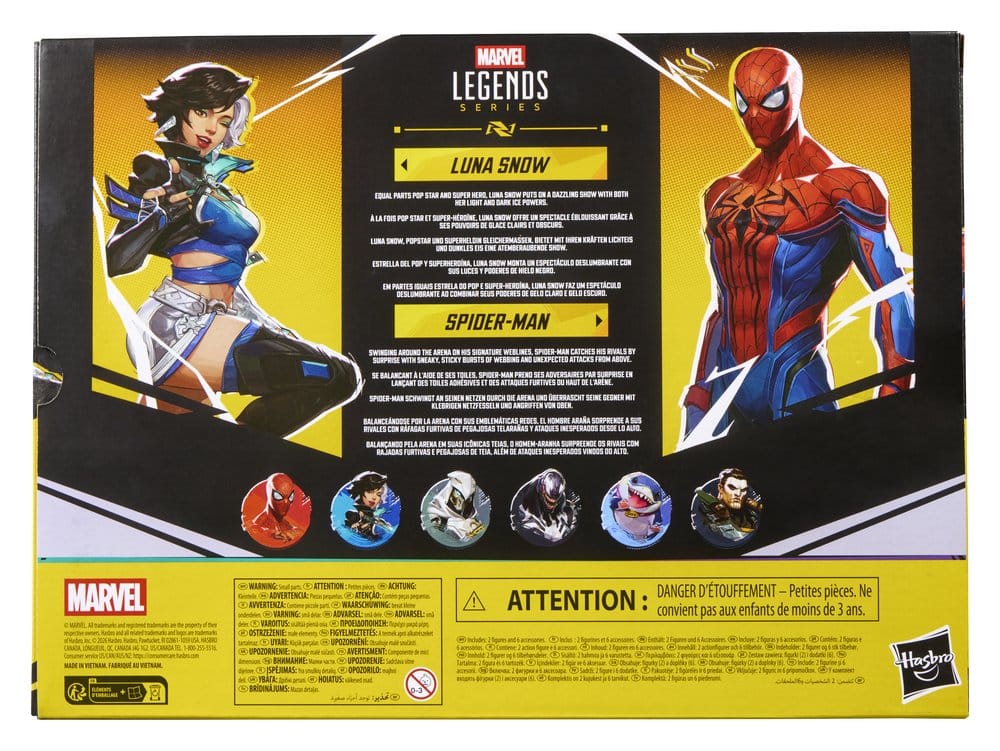 Marvel Rivals Marvel Legends Actionfiguren 2er-Pack Spider-Man & Luna Snow 15 cm – Bild 2