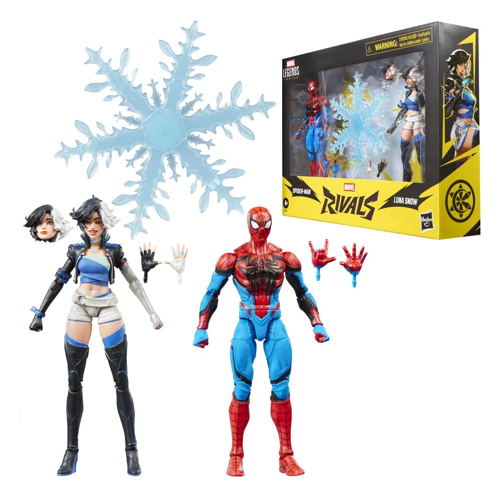 Marvel Rivals Marvel Legends Actionfiguren 2er-Pack Spider-Man & Luna Snow 15 cm – Bild 3