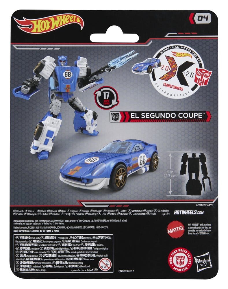 Transformers x Hot Wheels Collaborative Deluxe Class Actionfigur El Segundo Coupe 13 cm – Bild 2