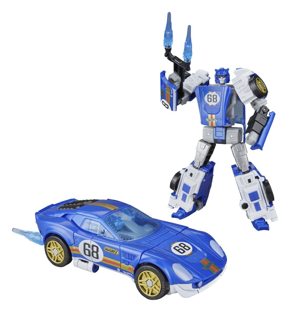 Transformers x Hot Wheels Collaborative Deluxe Class Actionfigur El Segundo Coupe 13 cm – Bild 5