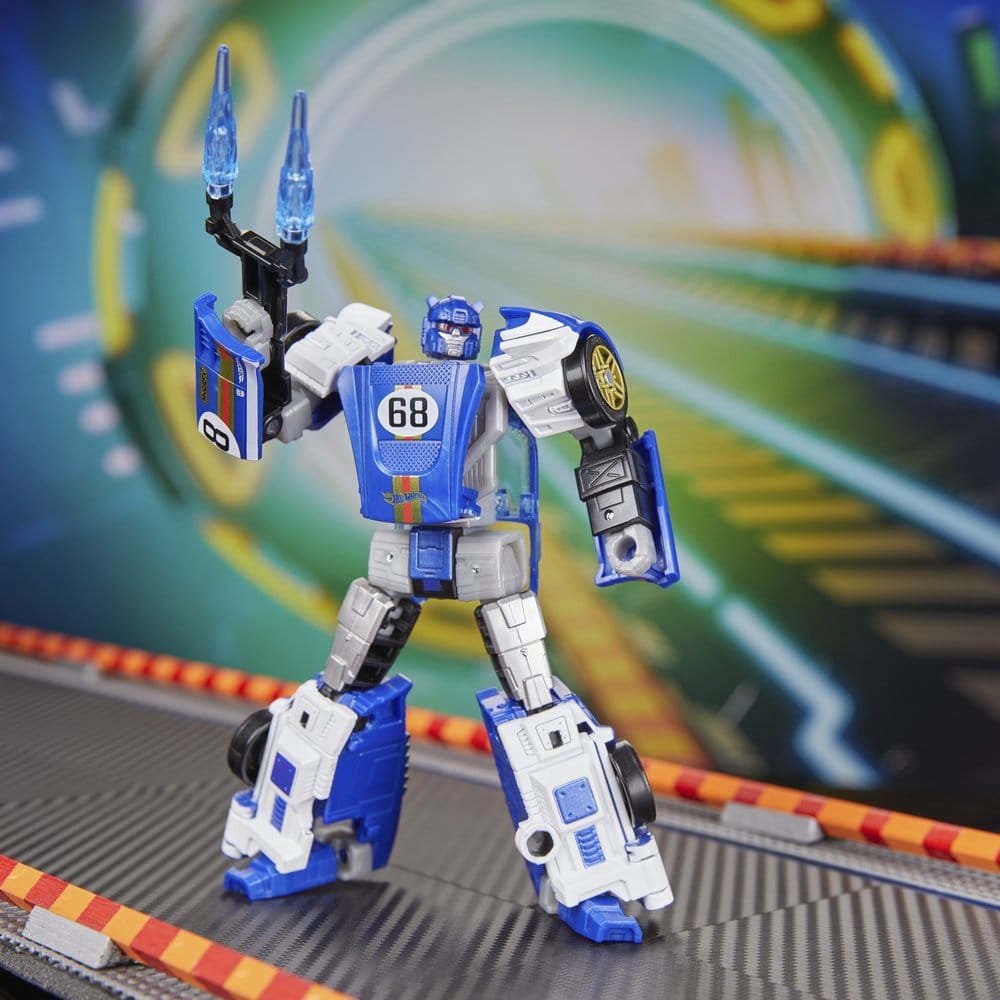 Transformers x Hot Wheels Collaborative Deluxe Class Actionfigur El Segundo Coupe 13 cm – Bild 7