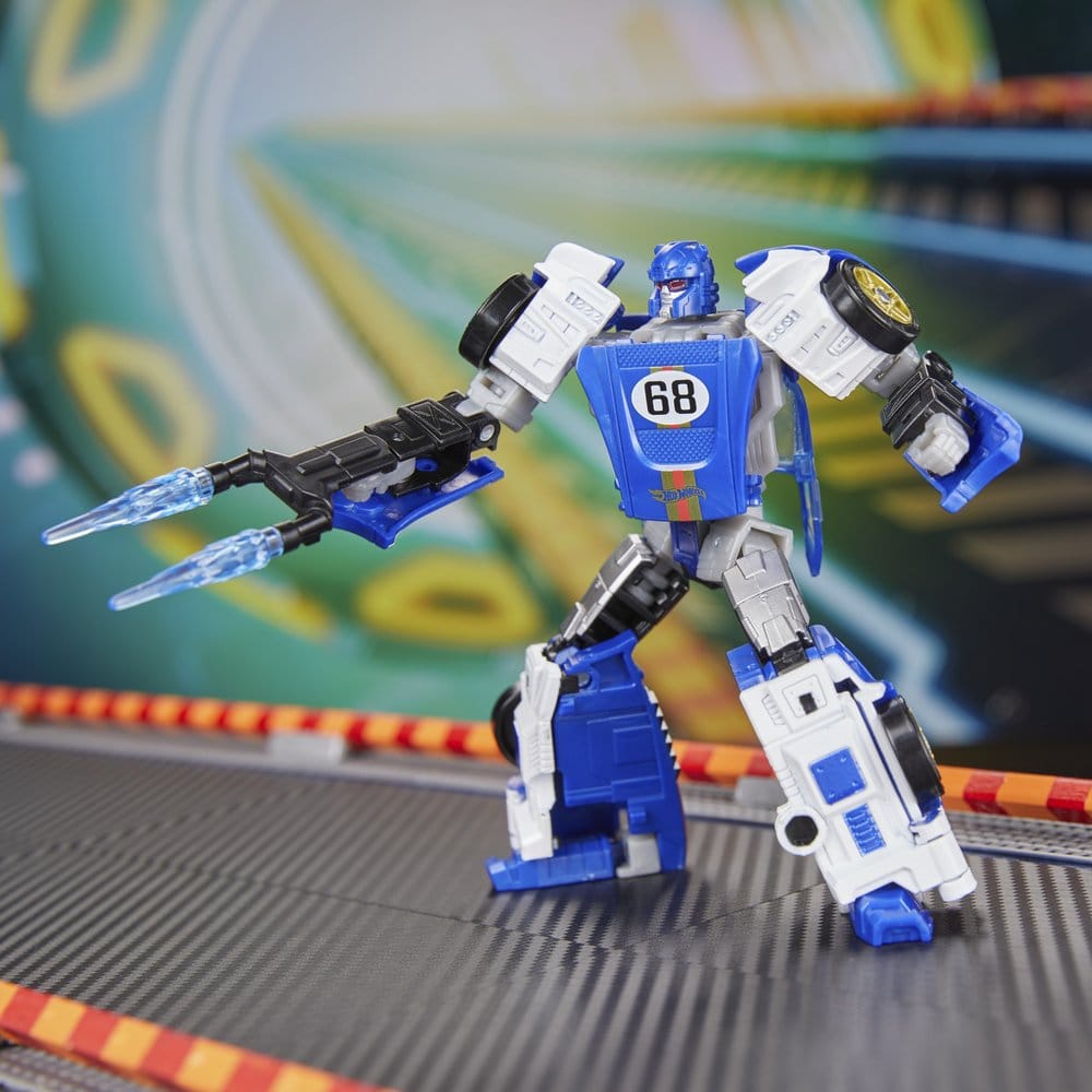 Transformers x Hot Wheels Collaborative Deluxe Class Actionfigur El Segundo Coupe 13 cm – Bild 8