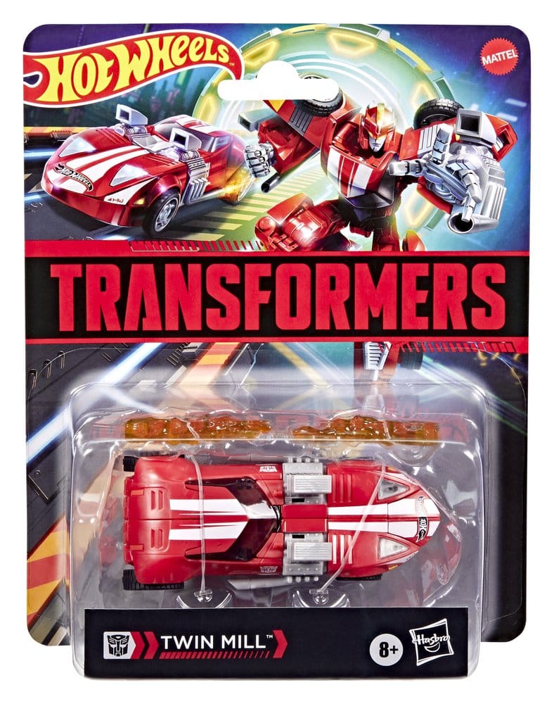 Transformers Collaborative Hot Wheels x Transformers Deluxe Class Actionfigur Twin Mill 13 cm – Bild 6