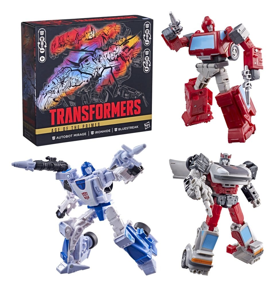 Transformers Age of the Primes Actionfiguren 3er-Pack Autobot Mirage & Bluestreak & Ironhide – Bild 3