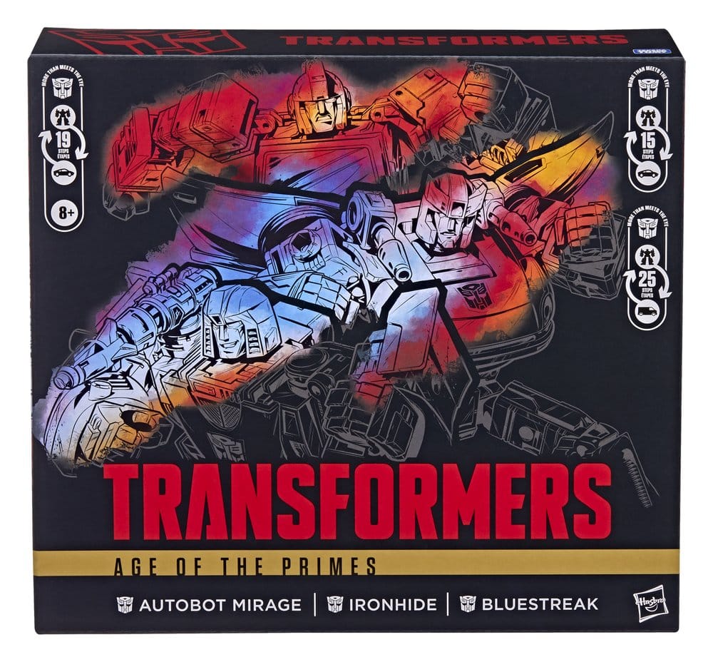 Transformers Age of the Primes Actionfiguren 3er-Pack Autobot Mirage & Bluestreak & Ironhide – Bild 4