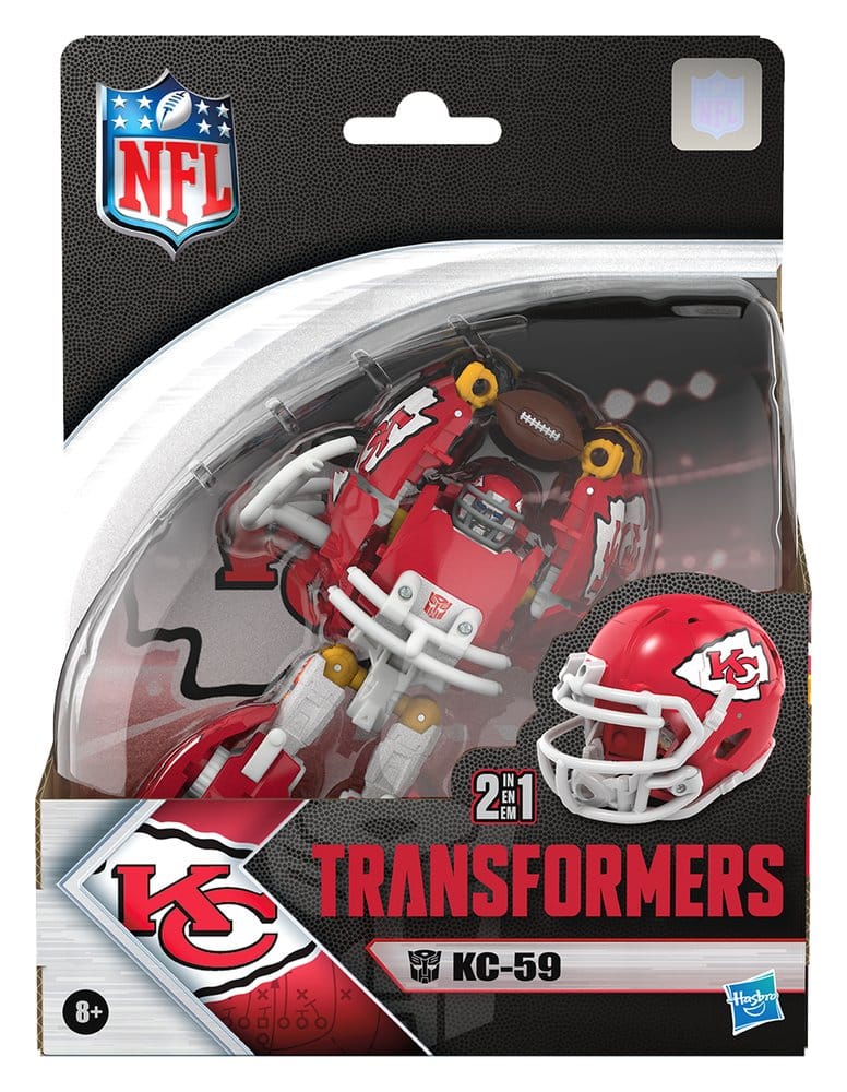 Transformers x NFL Actionfigur Kansas City Chiefs: KC-59 14 cm – Bild 11
