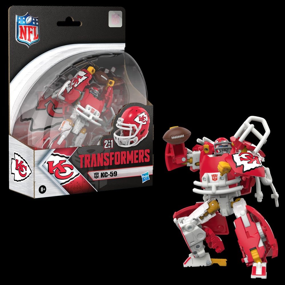 Transformers x NFL Actionfigur Kansas City Chiefs: KC-59 14 cm – Bild 15