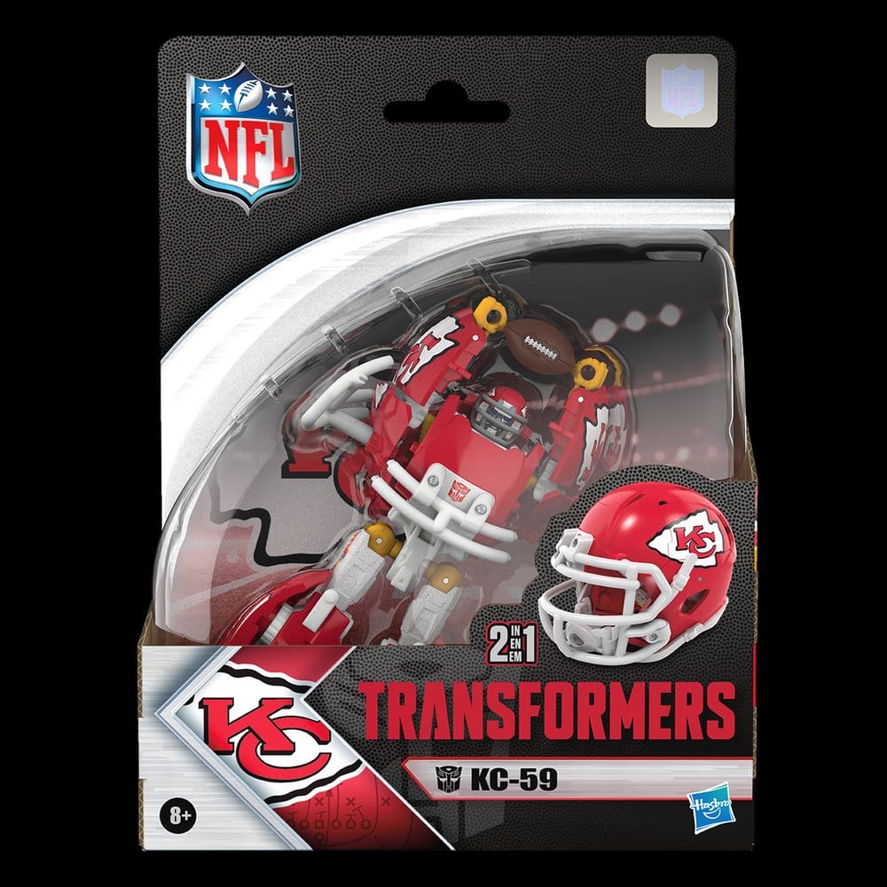 Transformers x NFL Actionfigur Kansas City Chiefs: KC-59 14 cm – Bild 16