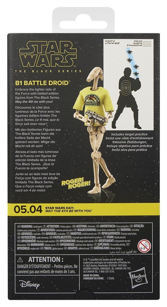 Star Wars Black Series Actionfigur B1 Battle Droid May the 4th Be With You 15 cm – Bild 2