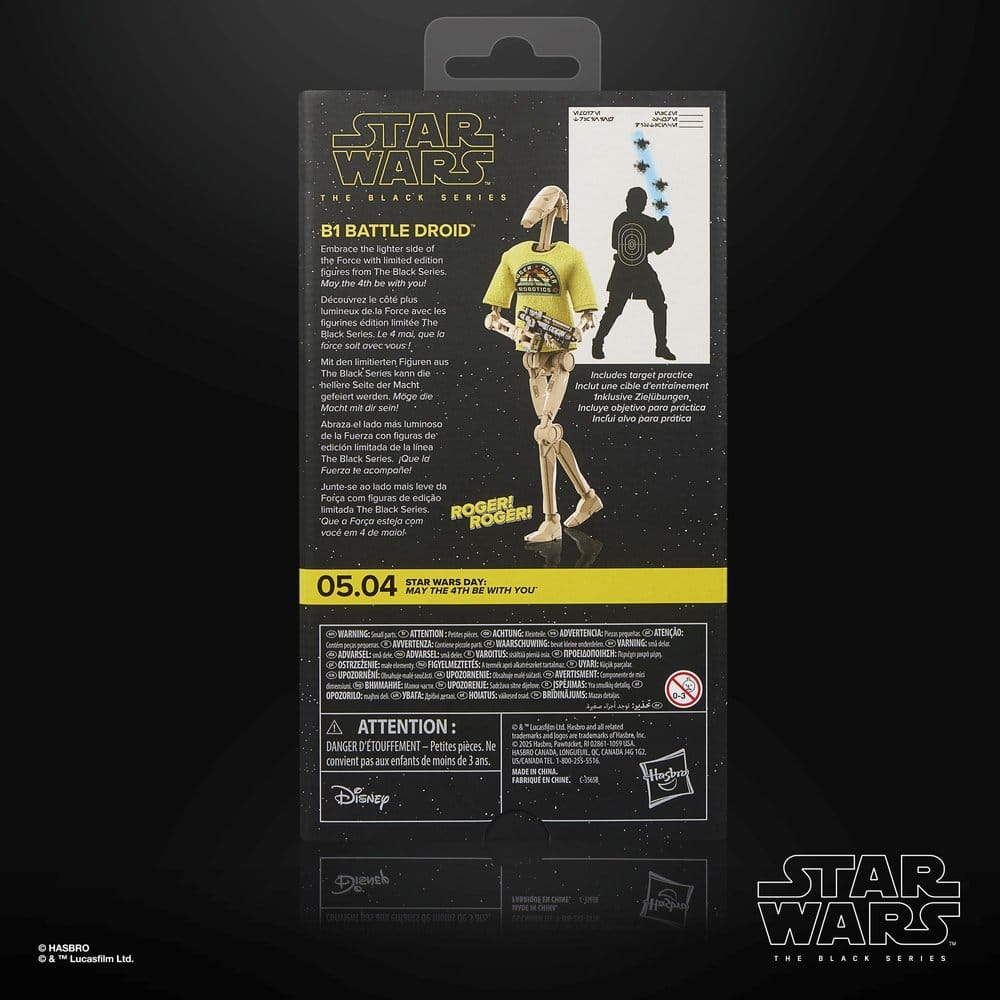 Star Wars Black Series Actionfigur B1 Battle Droid May the 4th Be With You 15 cm – Bild 6