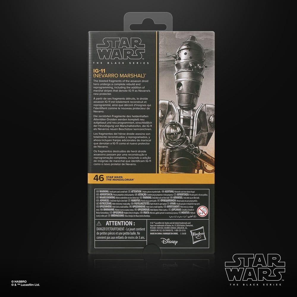 Star Wars: The Mandalorian Black Series Actionfigur IG-11 (Nevarro Marshal) 15 cm – Bild 2