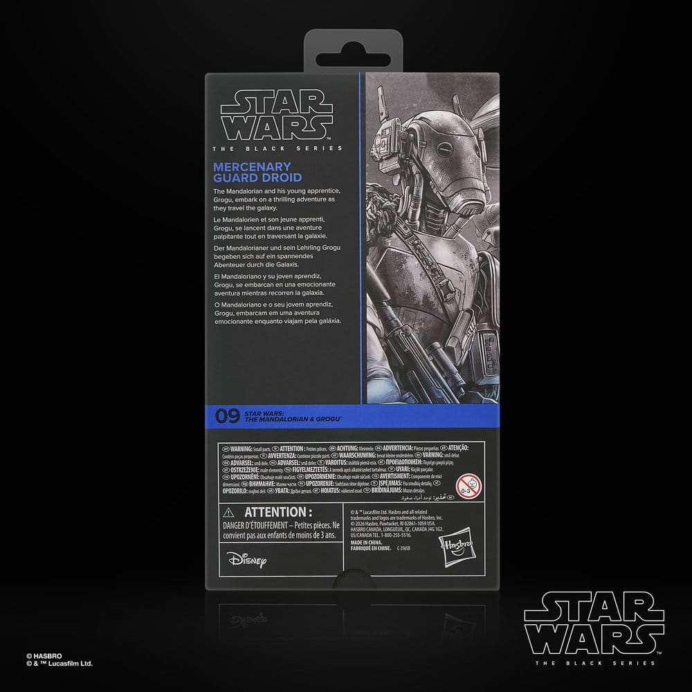 Star Wars: The Mandalorian & Grogu Black Series Actionfigur Mercenary Guard Droid 15 cm – Bild 2