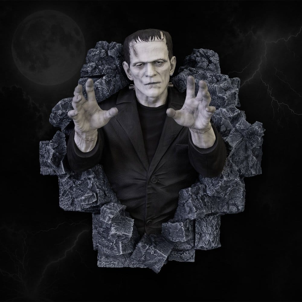 Frankenstein Wandskulptur Classic Horror Edition Half Scale 48 cm