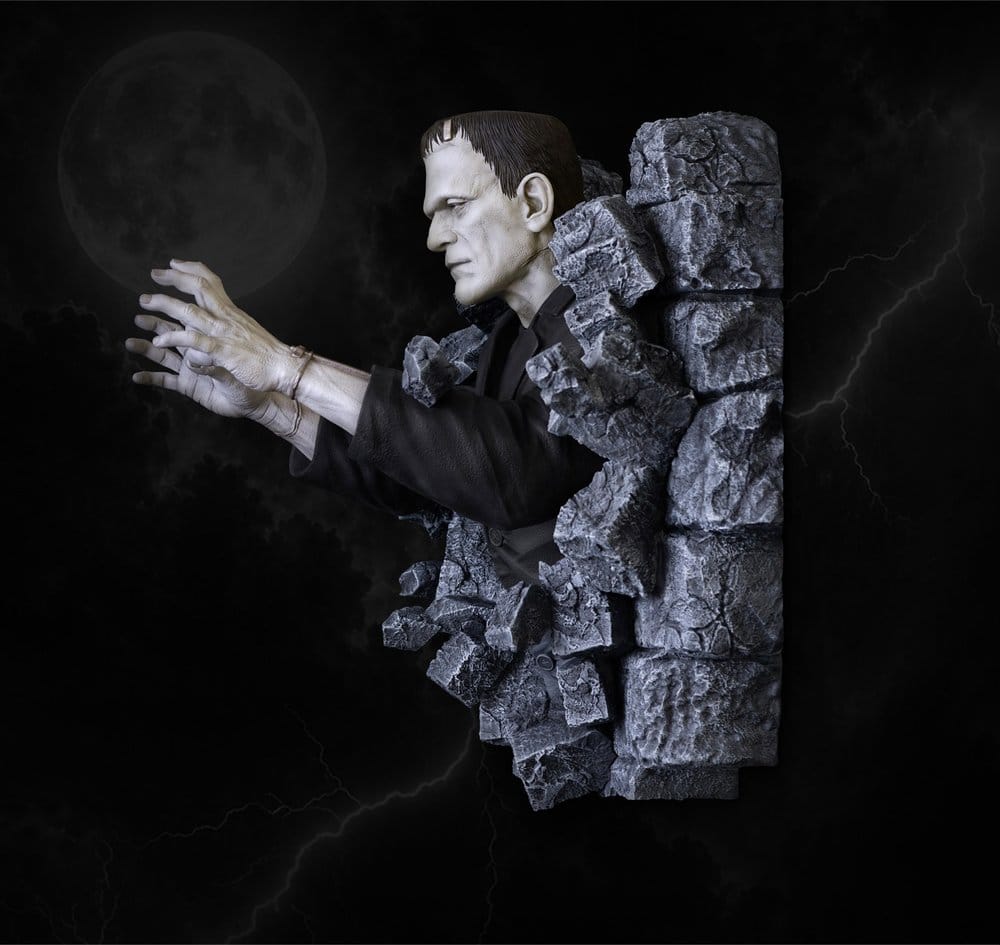Frankenstein Wandskulptur Classic Horror Edition Half Scale 48 cm – Bild 5