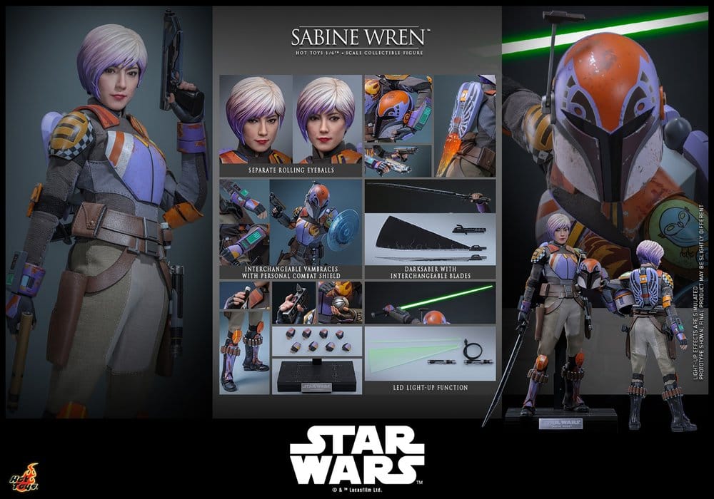Star Wars: Rebels Television Masterpiece Actionfigur 1/6 Sabine Wren 29 cm – Bild 17