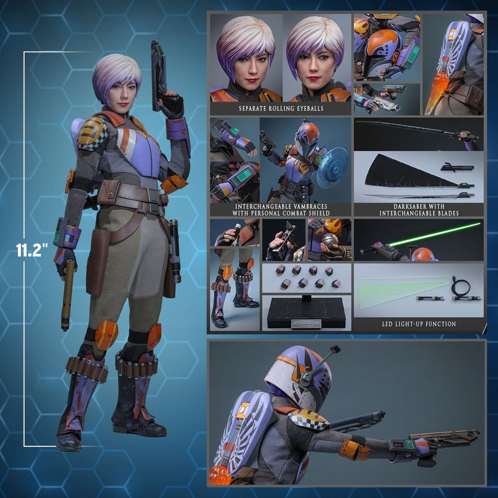 Star Wars: Rebels Television Masterpiece Actionfigur 1/6 Sabine Wren 29 cm – Bild 18