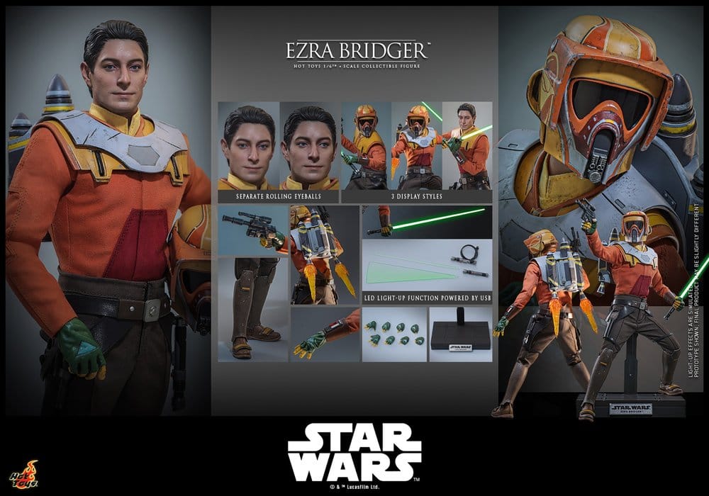 Star Wars: Rebels Television Masterpiece Actionfigur 1/6 Ezra Bridger 31 cm – Bild 18