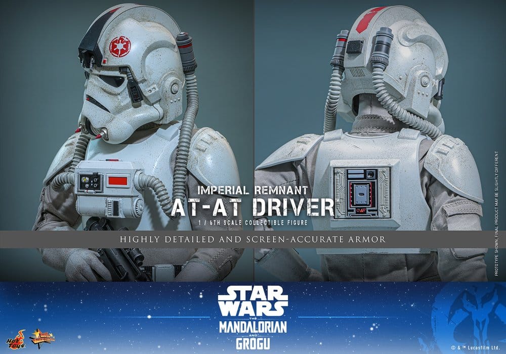 Star Wars Movie Masterpiece Actionfigur 1/6 Imperial Remnant AT-AT Driver 30 cm – Bild 16