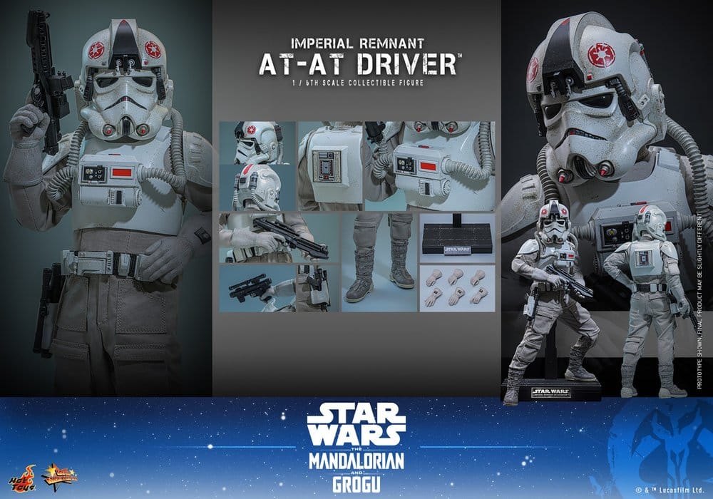 Star Wars Movie Masterpiece Actionfigur 1/6 Imperial Remnant AT-AT Driver 30 cm – Bild 17