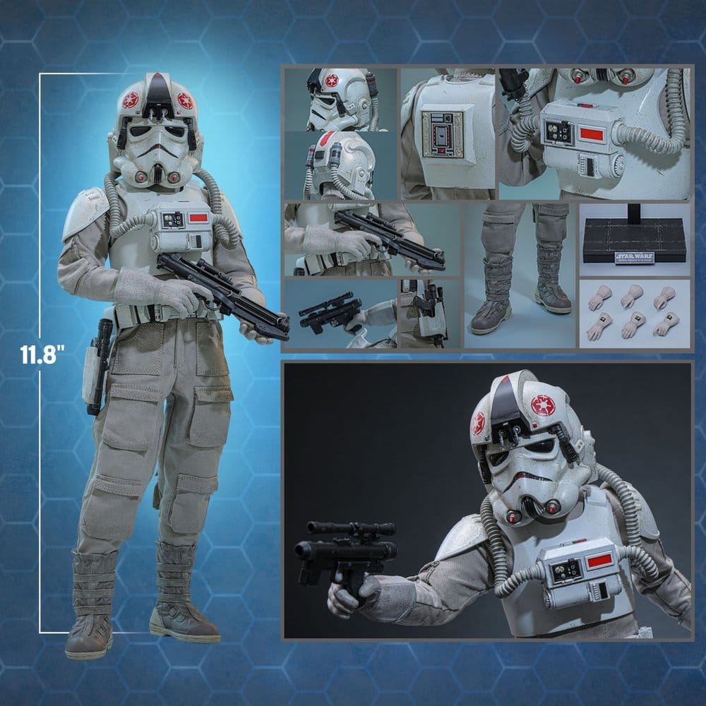 Star Wars Movie Masterpiece Actionfigur 1/6 Imperial Remnant AT-AT Driver 30 cm – Bild 18