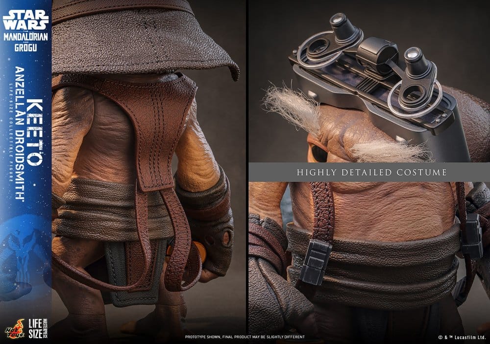 Star Wars: The Mandalorian & Grogu Life-Size Masterpiece Lebensgroße Figur Keeto (Anzellan Droidsmith) 26 cm – Bild 5