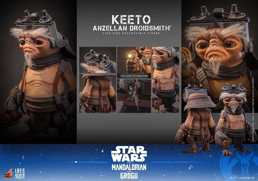Star Wars: The Mandalorian & Grogu Life-Size Masterpiece Lebensgroße Figur Keeto (Anzellan Droidsmith) 26 cm – Bild 7