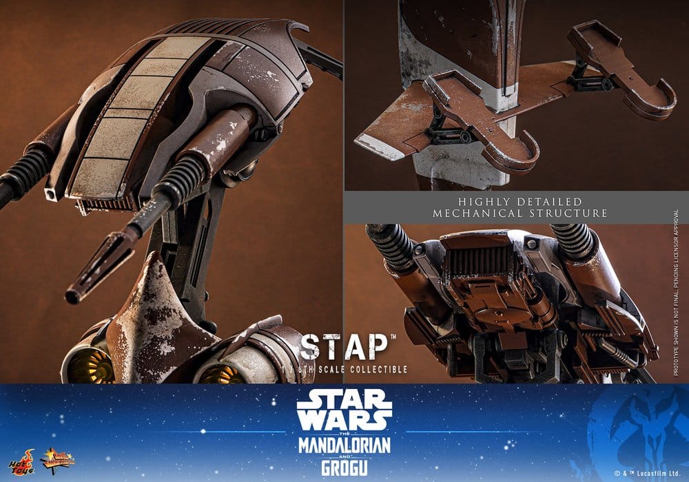 Star Wars: The Mandalorian & Grogu Movie Masterpiece Zubehör 1/6 STAP 32 cm – Bild 13