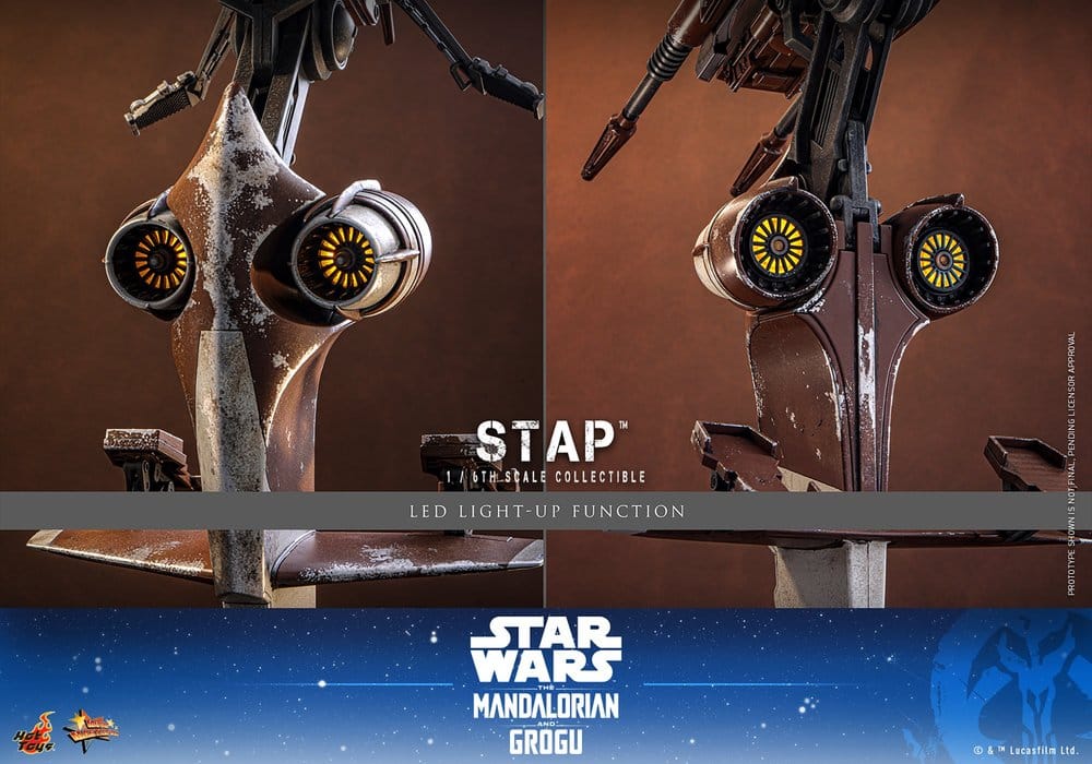 Star Wars: The Mandalorian & Grogu Movie Masterpiece Zubehör 1/6 STAP 32 cm – Bild 14