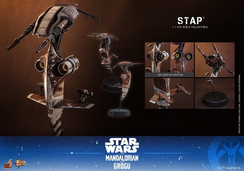 Star Wars: The Mandalorian & Grogu Movie Masterpiece Zubehör 1/6 STAP 32 cm – Bild 15