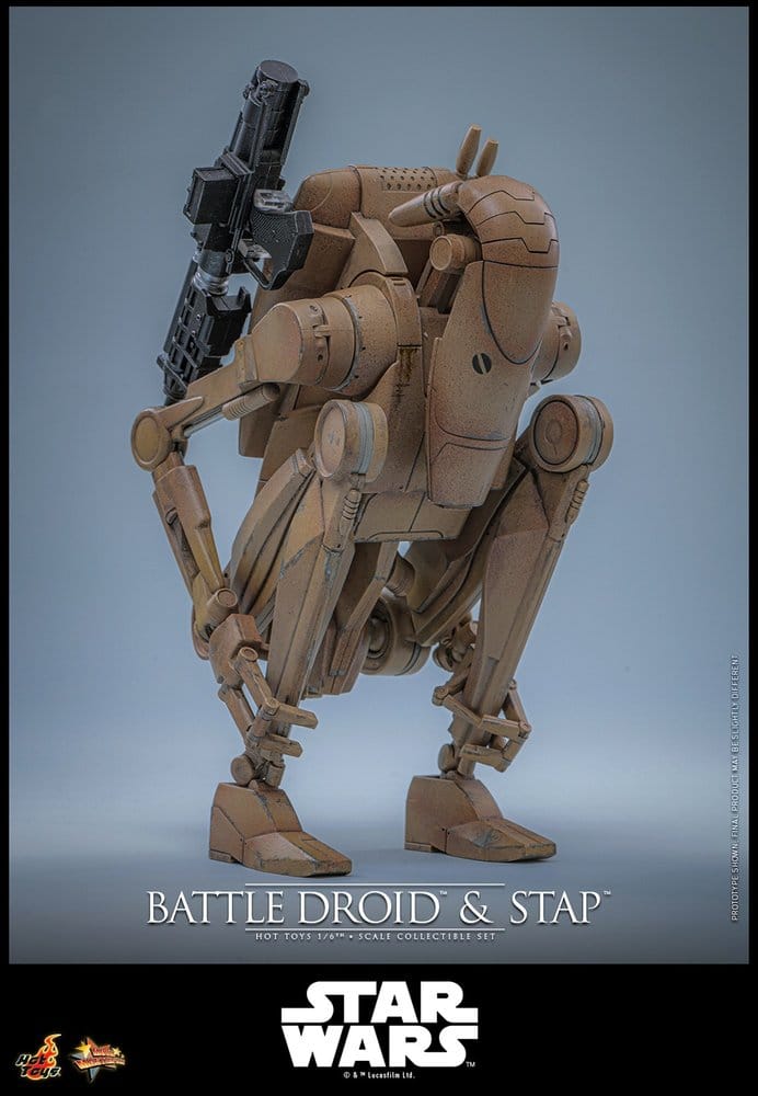 Star Wars: The Phantom Menace Movie Masterpiece Actionfiguren Set 1/6 Battle Droid & STAP 32 cm – Bild 5