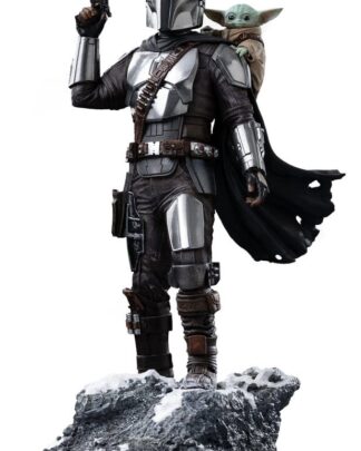 The Mandalorian & Grogu Art Scale Statue 1/10 The Mandalorian and Grogu 25 cm
