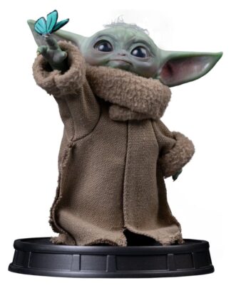 The Mandalorian & Grogu Grogu Collection Statue Grogu Butterfly Wonder