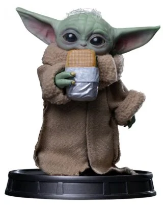 The Mandalorian & Grogu Grogu Collection Statue Grogu Food Cart Snack