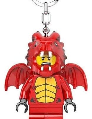 Lego Minifiguren Schlüsselanhänger Drachenkostüm-Mann
