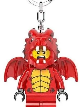 Lego Minifiguren Schlüsselanhänger Drachenkostüm-Mann
