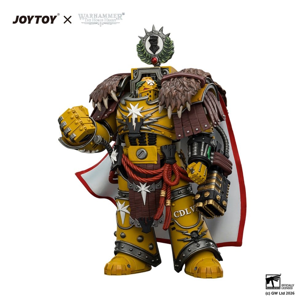 Warhammer Actionfigur Imperial Fists Lord Castellan Evander Garrius, The Tyrant of Cthonia 14 cm – Bild 8