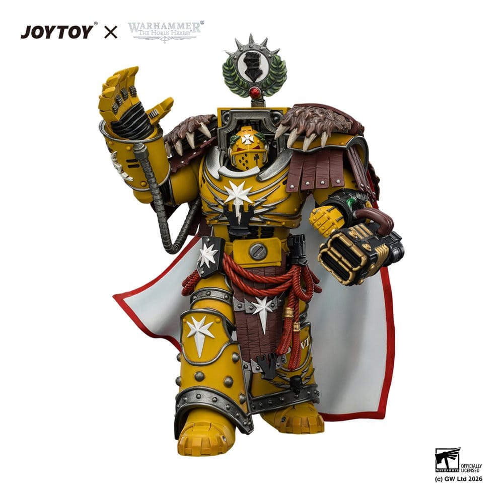 Warhammer Actionfigur Imperial Fists Lord Castellan Evander Garrius, The Tyrant of Cthonia 14 cm – Bild 9