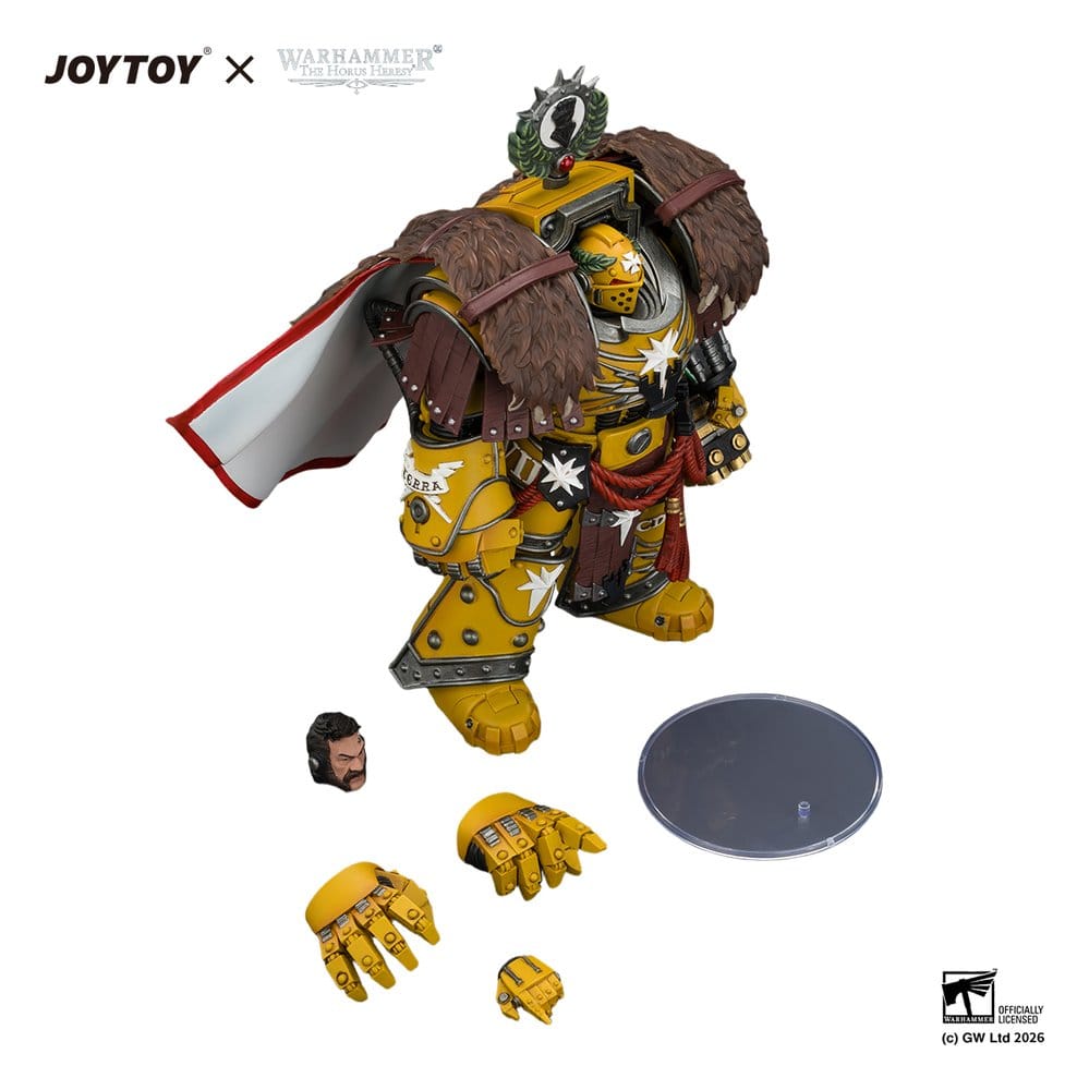 Warhammer Actionfigur Imperial Fists Lord Castellan Evander Garrius, The Tyrant of Cthonia 14 cm – Bild 10