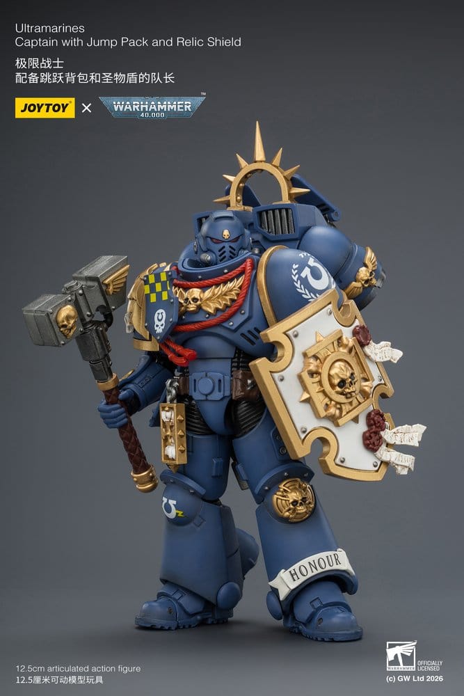 Warhammer Actionfigur Ultramarines Captain 13 cm – Bild 3