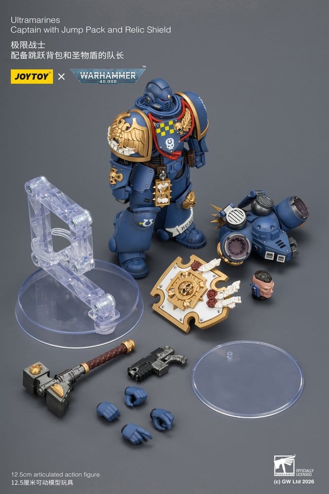 Warhammer Actionfigur Ultramarines Captain 13 cm – Bild 10