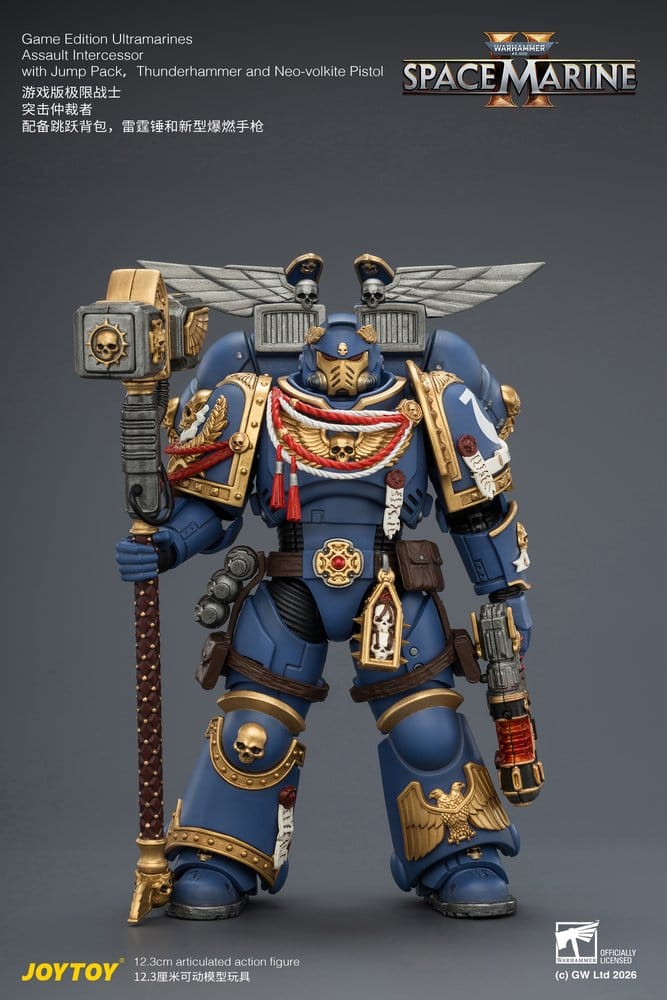 Warhammer Actionfigur Game Edition Ultramarines Assault Intercessor 12 cm – Bild 2