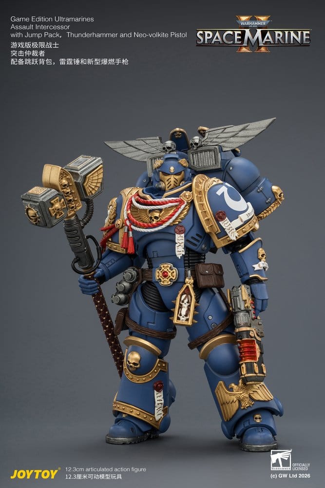 Warhammer Actionfigur Game Edition Ultramarines Assault Intercessor 12 cm – Bild 3