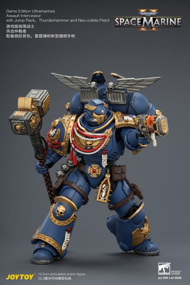 Warhammer Actionfigur Game Edition Ultramarines Assault Intercessor 12 cm – Bild 5