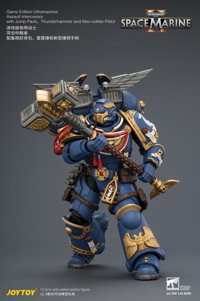 Warhammer Actionfigur Game Edition Ultramarines Assault Intercessor 12 cm – Bild 6