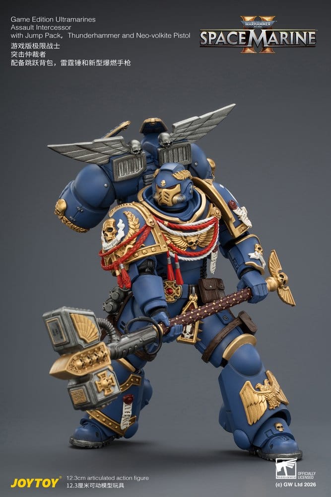 Warhammer Actionfigur Game Edition Ultramarines Assault Intercessor 12 cm – Bild 7