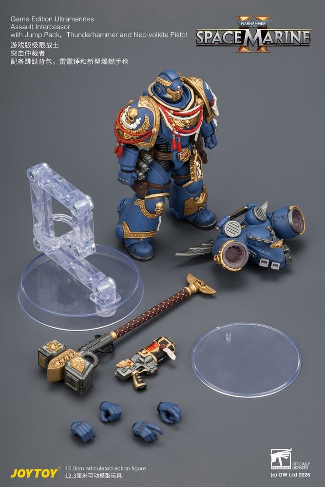 Warhammer Actionfigur Game Edition Ultramarines Assault Intercessor 12 cm – Bild 10