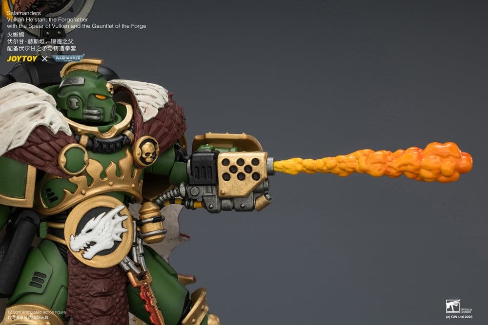 Warhammer Actionfigur Salamanders Vulkan He'stan, the Forgefather 13 cm – Bild 7