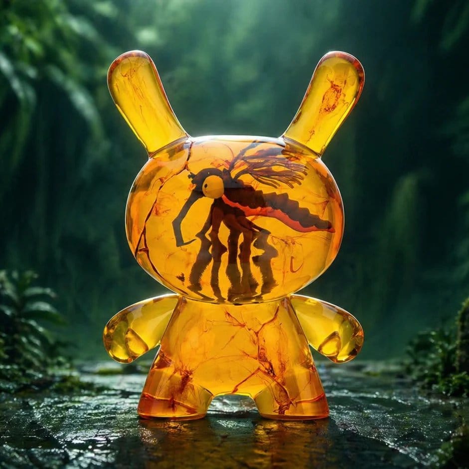 Dunny Art Toy Resin Figur Amber 20 cm – Bild 3