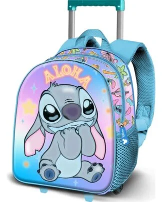 Lilo & Stitch 3D Rucksack mit Rollen Mischievous